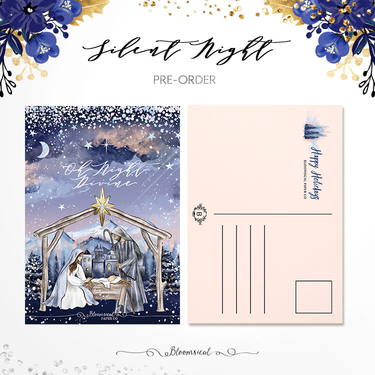 Silent Night Postcard Card PRESALE