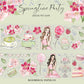 Springtime Party PET Tape Collection Confetti Holo Foil