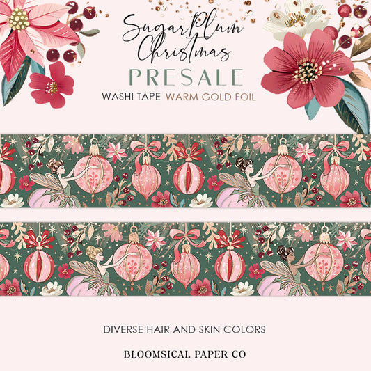 Sugar Plum Christmas Washi Tape Collection PRESALE