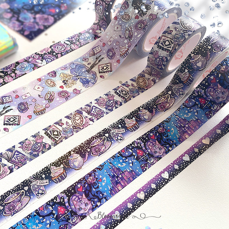 Twilight Wonderland Washi Tape Collection Confetti Holo Foil