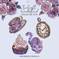 Twilight Wonderland Snail Mail Bundle + Bonus Washi Sample