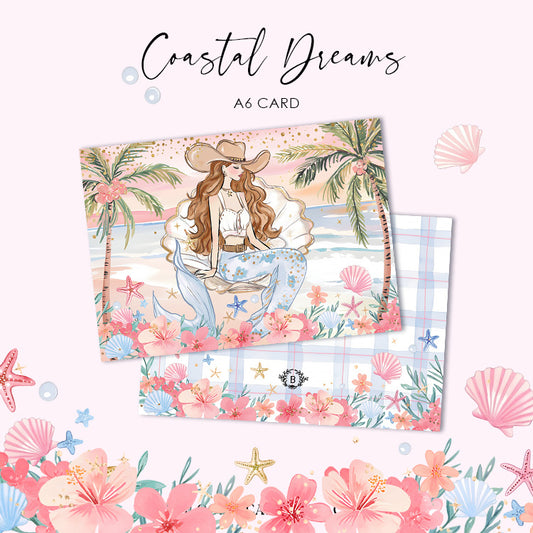 Coastal Dreams - A6 Journaling Card