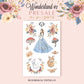 Wonderland Mini Deco Sticker Sheet Gold Foil | PRESALE