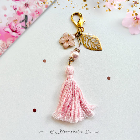 Cherry Blossom Handcrafted Dangle - Pink