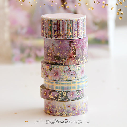 Cottagecore - Washi Tape Collection Gold Foil