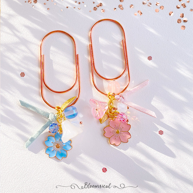 Cherry Blossom Large Paper Clip Planner Accessories