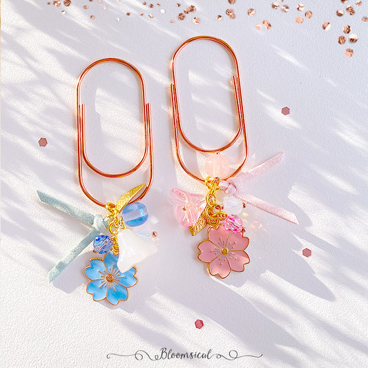 Cherry Blossom Large Paper Clip Planner Accessories