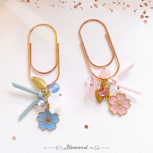Cherry Blossom Large Paper Clip Planner Accessories