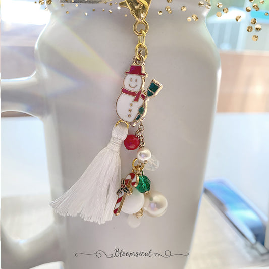 Snowman Handcrafted Dangle Planner Charm Accessories