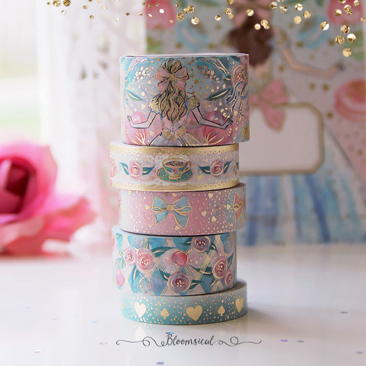 Alice Washi Tape Collection Gold Foil