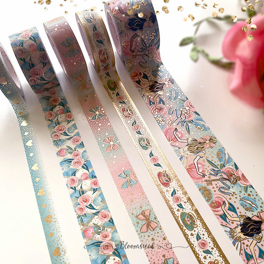 Alice Washi Tape Collection Gold Foil