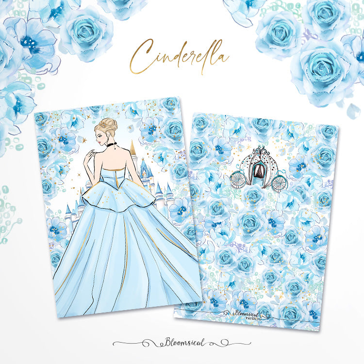 Cinderella Journaling Card - not foiled