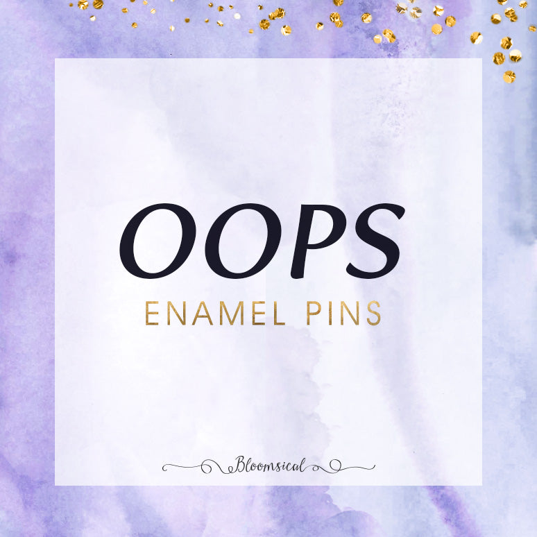 OOPS Enamel Pins Bundle of 3