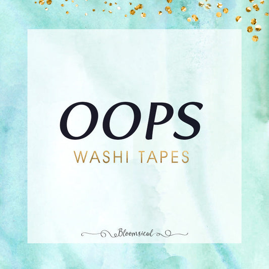 OOPS Washi Tapes Bundle
